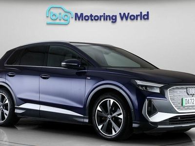 Used Audi Q4 e-tron S-Line 125 kW (170 HP) 2022 Blue SUV