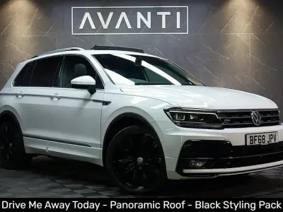 Używany VW Tiguan R-line 150 KM (110 kW) 2018 Biały SUV