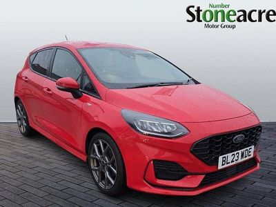 Red Used 2023 Ford Fiesta ST-Line Hatchback | £13,100 (Fair price)