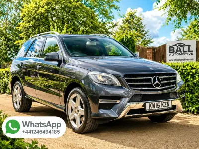 Used Mercedes ML350 AMG line 258 HP (189 kW) 2015 Grey SUV
