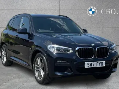 Used BMW X3 M Sport 187 HP (137 kW) 2021 Black SUV