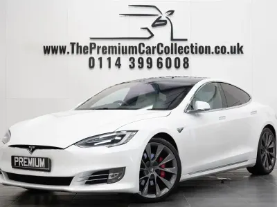 Used Tesla Model S Performance 580 kW (789 HP) 2020 White Hatchback