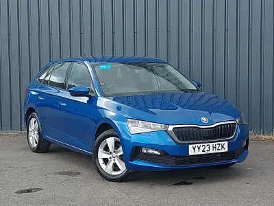 Used Skoda Scala SE 110 HP (80 kW) 2023 Blue Hatchback