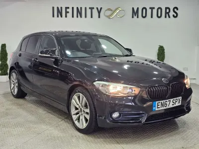Used BMW 118 Sport Line 2018 Black Hatchback