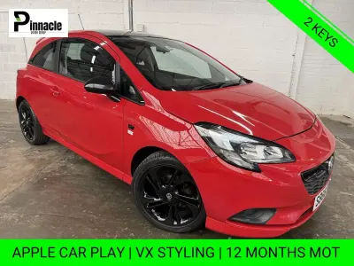 Used Vauxhall Corsa Edition 90 HP (66 kW) 2016 Red Hatchback