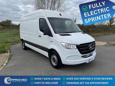 Used Mercedes E-Sprinter Progressive 85 kW (116 HP) 2021 White Van