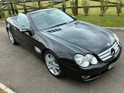 Käytetty Mercedes SL350 272 HP (200 kW) 2008 Musta Avoauto