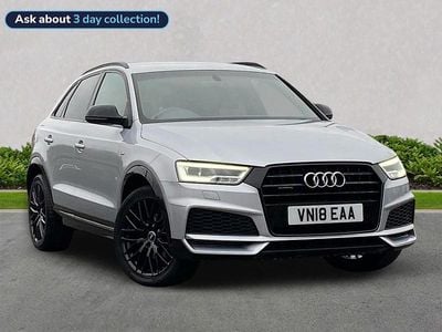 Silver Used 2018 Audi Q3 Black Edition SUV | £19,655 (Super price)