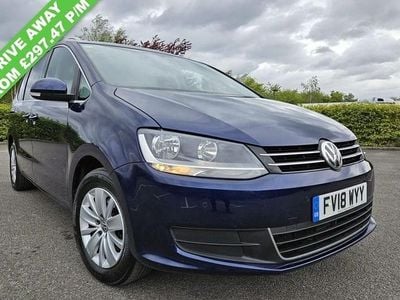 Blue Used 2018 VW Sharan SE MPV | £12,795 (Fair price)