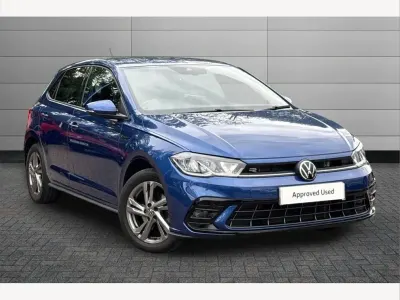 Used VW Polo R-line 110 HP (80 kW) 2023 Blue Hatchback