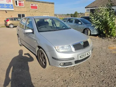 Used Skoda Fabia Ambiente 75 HP (55 kW) 2005 Silver Hatchback