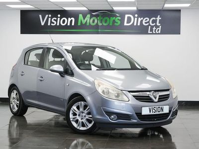 Used Vauxhall Corsa Design Edition 89 HP (65 kW) 2009 Silver Hatchback