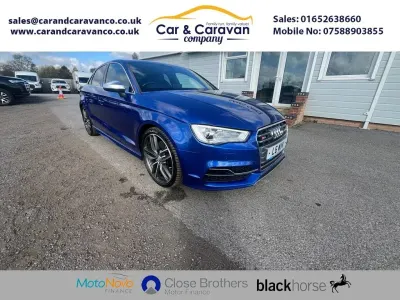 Used Audi S3 Advanced 300 HP (220 kW) 2014 Blue Sedan