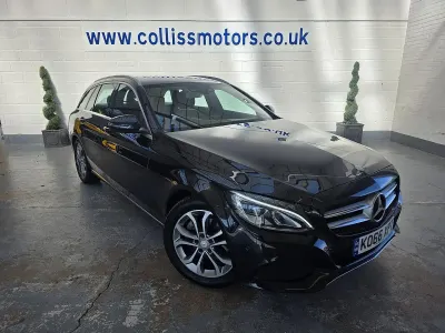 Used Mercedes C220 2017 Black Estate
