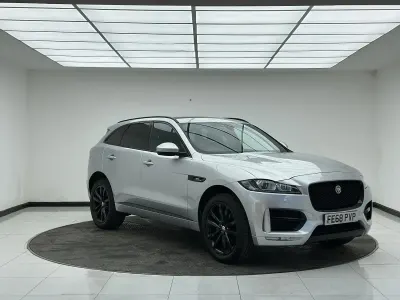 Used Jaguar F-Pace R-Sport 180 HP (132 kW) 2018 Silver SUV