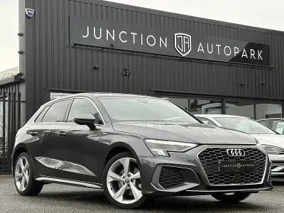 Used Audi A3 S-Line 150 HP (110 kW) 2020 Grey Sedan