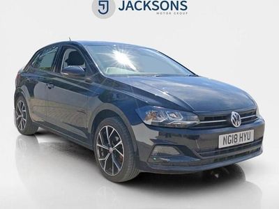 Used VW Polo SE 75 HP (55 kW) 2018 Black Hatchback
