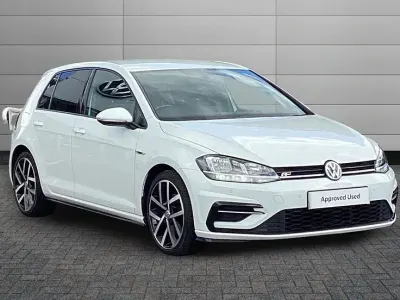 Used VW Golf VII R-line 150 HP (110 kW) 2019 White Hatchback