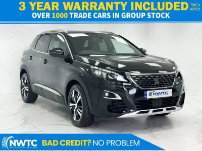 Used Peugeot 3008 GT-line 130 HP (95 kW) 2020 Black SUV
