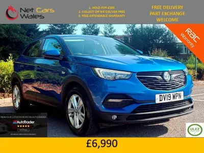 Used Vauxhall Grandland X 130 HP (95 kW) 2019 Blue SUV