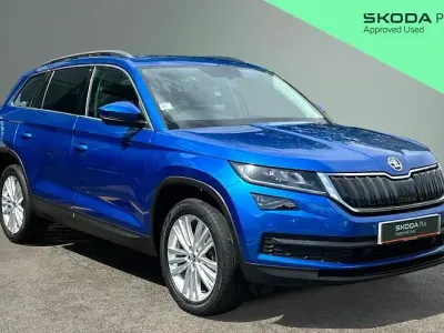 Used Skoda Kodiaq SE L 150 HP (110 kW) 2021 Blue SUV