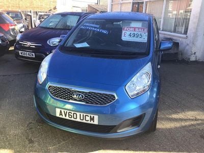 Used Kia Venga 125 HP (91 kW) 2010 Blue Hatchback