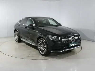 Begagnad Mercedes GLC220 AMG Line Premium 2023 Svart Sportkupé