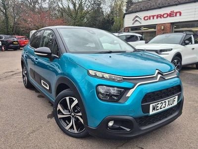 Used Citroën C3 PureTech 110 HP (80 kW) 2023 Blue Hatchback