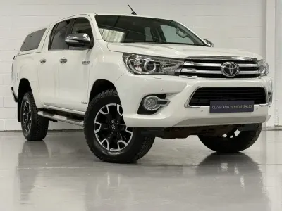 Begagnad Toyota HiLux 150 HK (110 kW) 2017 Vit Pickup