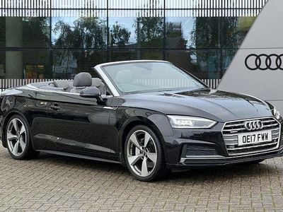 Black Used 2017 Audi A5 Cabriolet S-Line Cabriolet | £19,499 (Expensive)