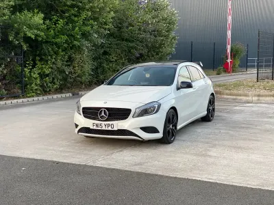 Used Mercedes A200 2015 White Hatchback