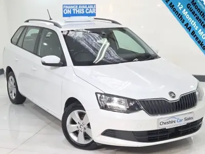 Used Skoda Fabia SE 90 HP (66 kW) 2016 White Estate