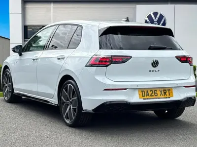 New VW Golf VIII Black Edition 150 HP (110 kW) 2026 White Hatchback