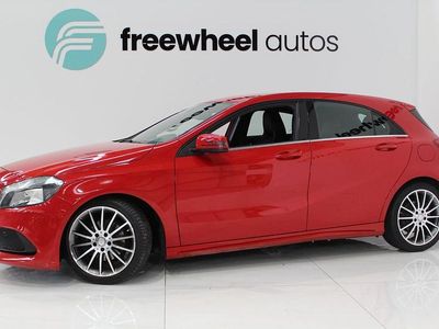 Used Mercedes A200 AMG line 136 HP (100 kW) 2017 Red Hatchback