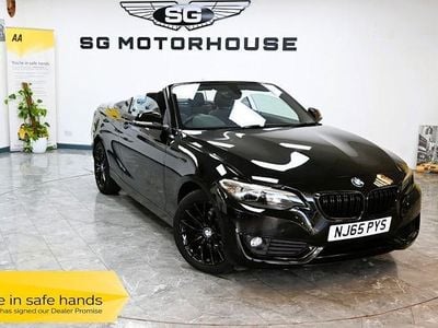 Black Used 2015 BMW 218 Comfort Edition Cabriolet | £9,985 (Fair price)