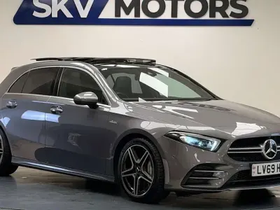 Used Mercedes A35 AMG Premium Plus 306 HP (225 kW) 2019 Grey Hatchback