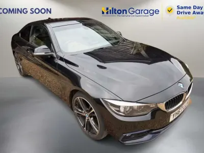 Begagnad BMW 420 Sport Line 2017 Svart Sportkupé