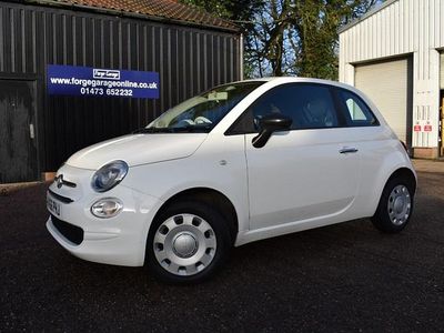 Used Fiat 500 Pop 69 HP (50 kW) 2016 White Hatchback