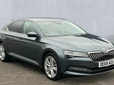 Used Skoda Superb SE L 150 HP (110 kW) 2019 Quartz grey