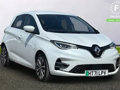 Used Renault Zoe GT-Line 100 kW (136 HP) 2021 White Hatchback