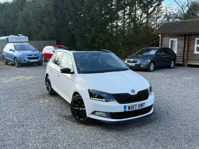 Used Skoda Fabia Monte Carlo 110 HP (80 kW) 2017 White Hatchback