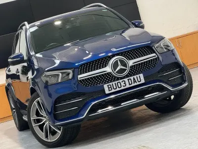 Used Mercedes GLE350 AMG line 268 HP (197 kW) 2021 Blue Estate