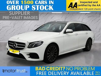 White Used 2018 Mercedes E220 AMG line Estate | £17,395 (Fair price)