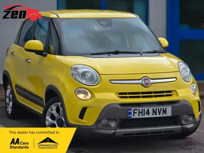 Used Fiat 500L Trekking 85 HP (62 kW) 2014 Yellow MPV