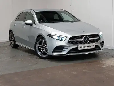 Used Mercedes A220 AMG line 190 HP (139 kW) 2021 Silver Hatchback