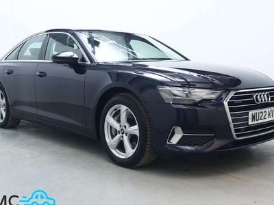 Begagnad Audi A6 Sport 299 HK (219 kW) 2022 Blå Sedan
