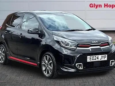 Used Kia Picanto GT-Line 67 HP (49 kW) 2024 Black Hatchback