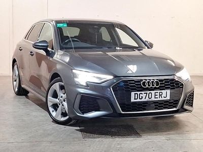 Used Audi A3 S-Line 150 HP (110 kW) 2020 Grey Hatchback