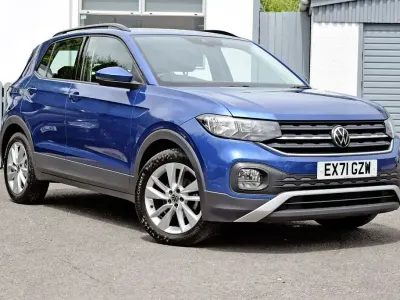 Used VW T-Cross SE 110 HP (80 kW) 2021 Blue SUV
