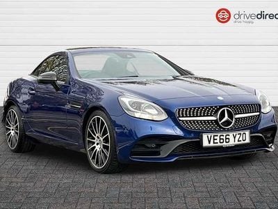 Blue Used 2016 Mercedes SLC300 AMG line Cabriolet | £19,040 (Fair price)